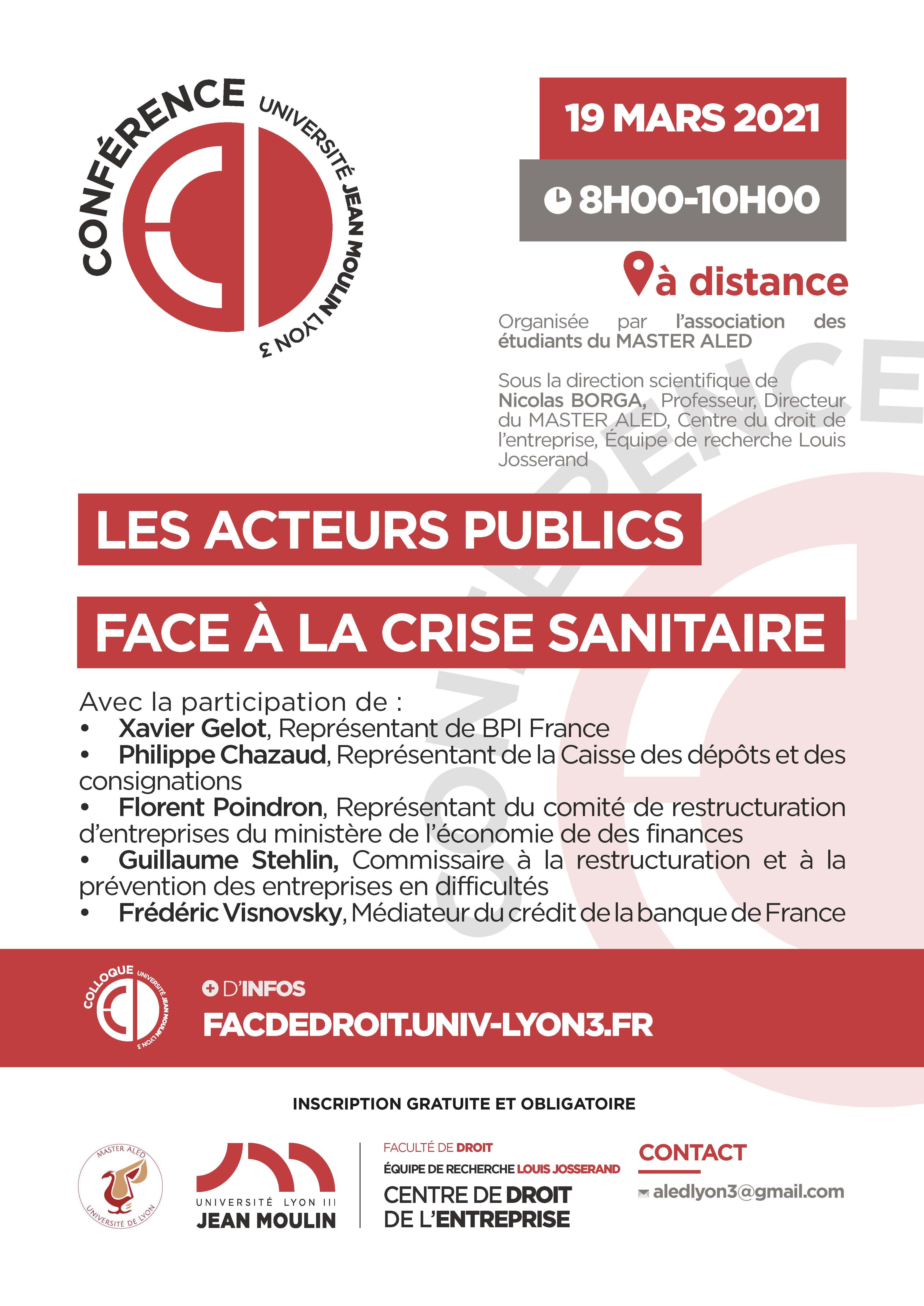 Affiche Conférence 19/03/2021