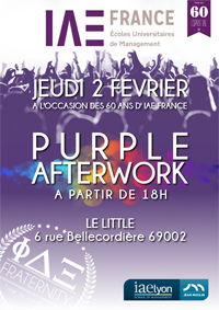 Purple Party IAE FRANCE - Lyon