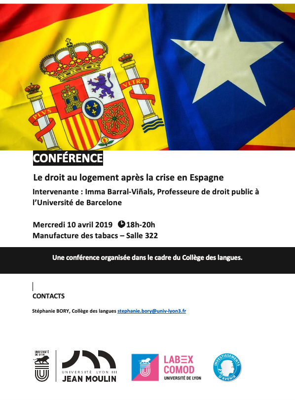 Affiche collège des langues Conférence 10 avril 2019