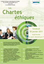 Les Chartes éthiques (28 janvier 2011)