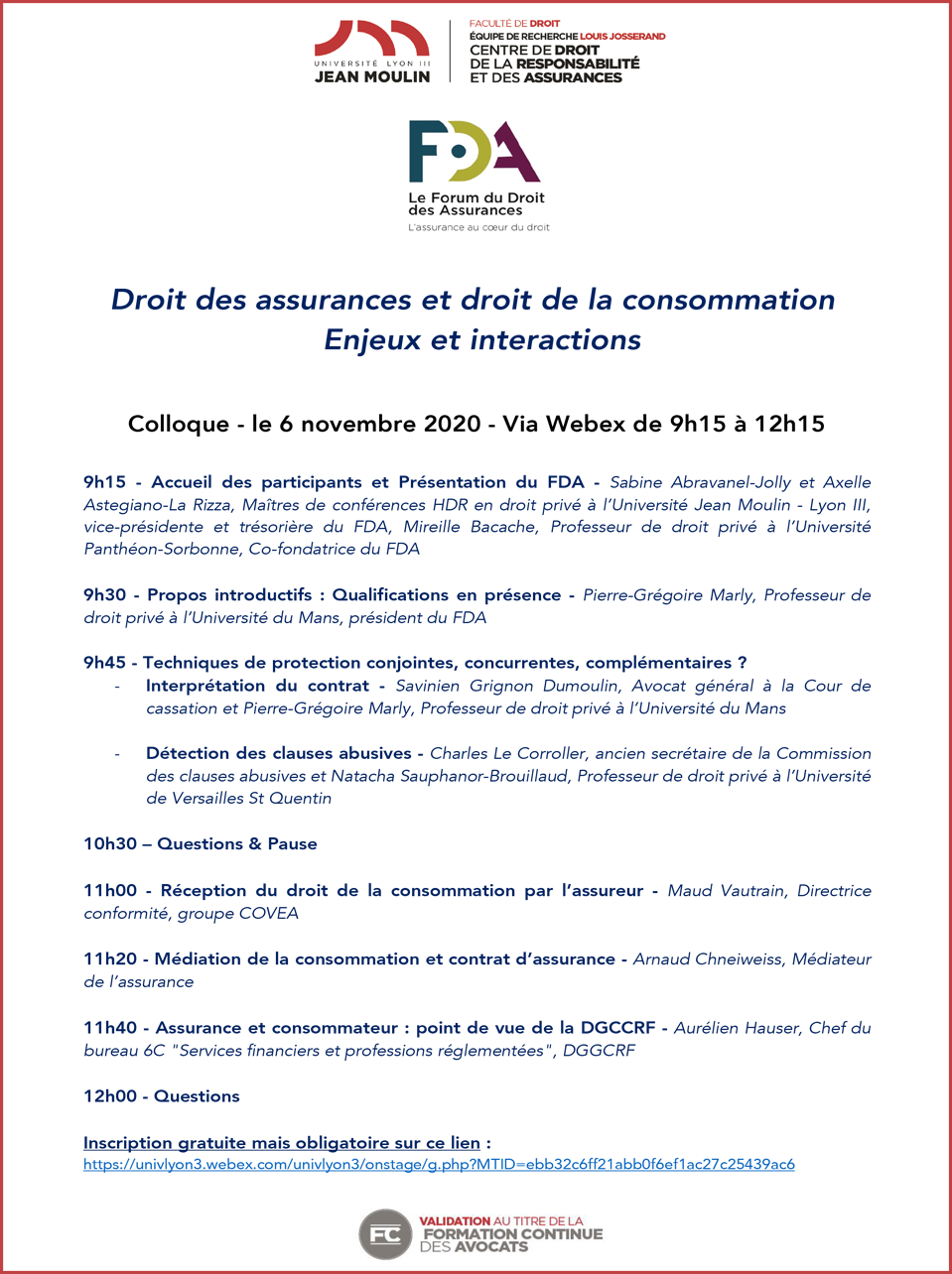 Colloque 6-11