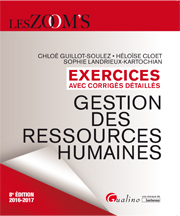 Exercices corrigés de gestion des ressources humaines 2016-2017