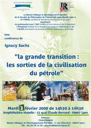 La grande transition : les sorties de la civilisation du pétrole