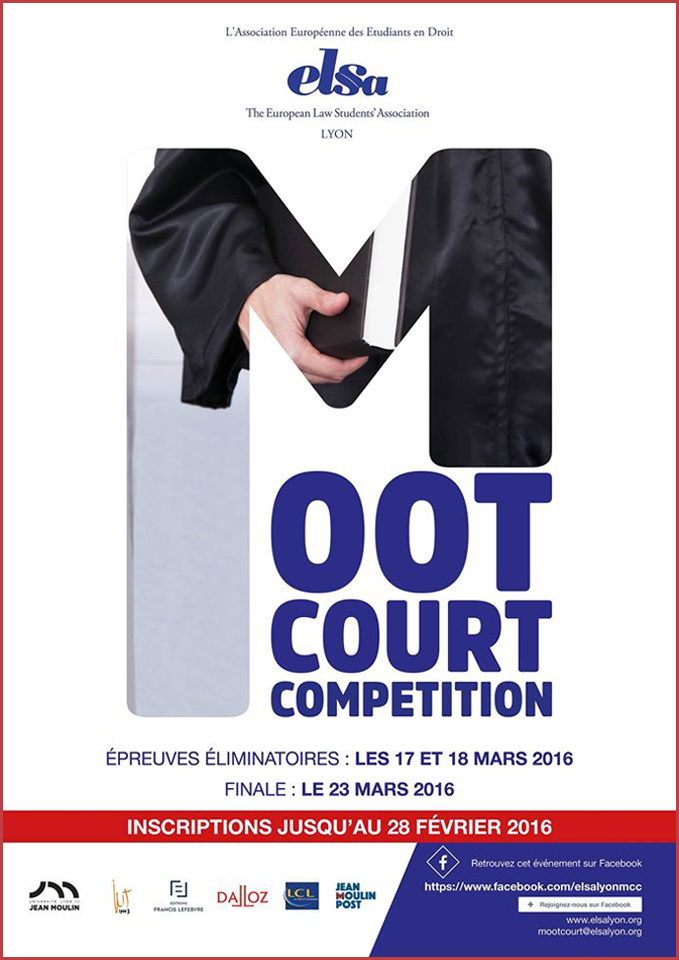 Affiche Moot Court  2016