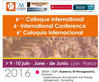 Colloque ISEOR - AOM 2016