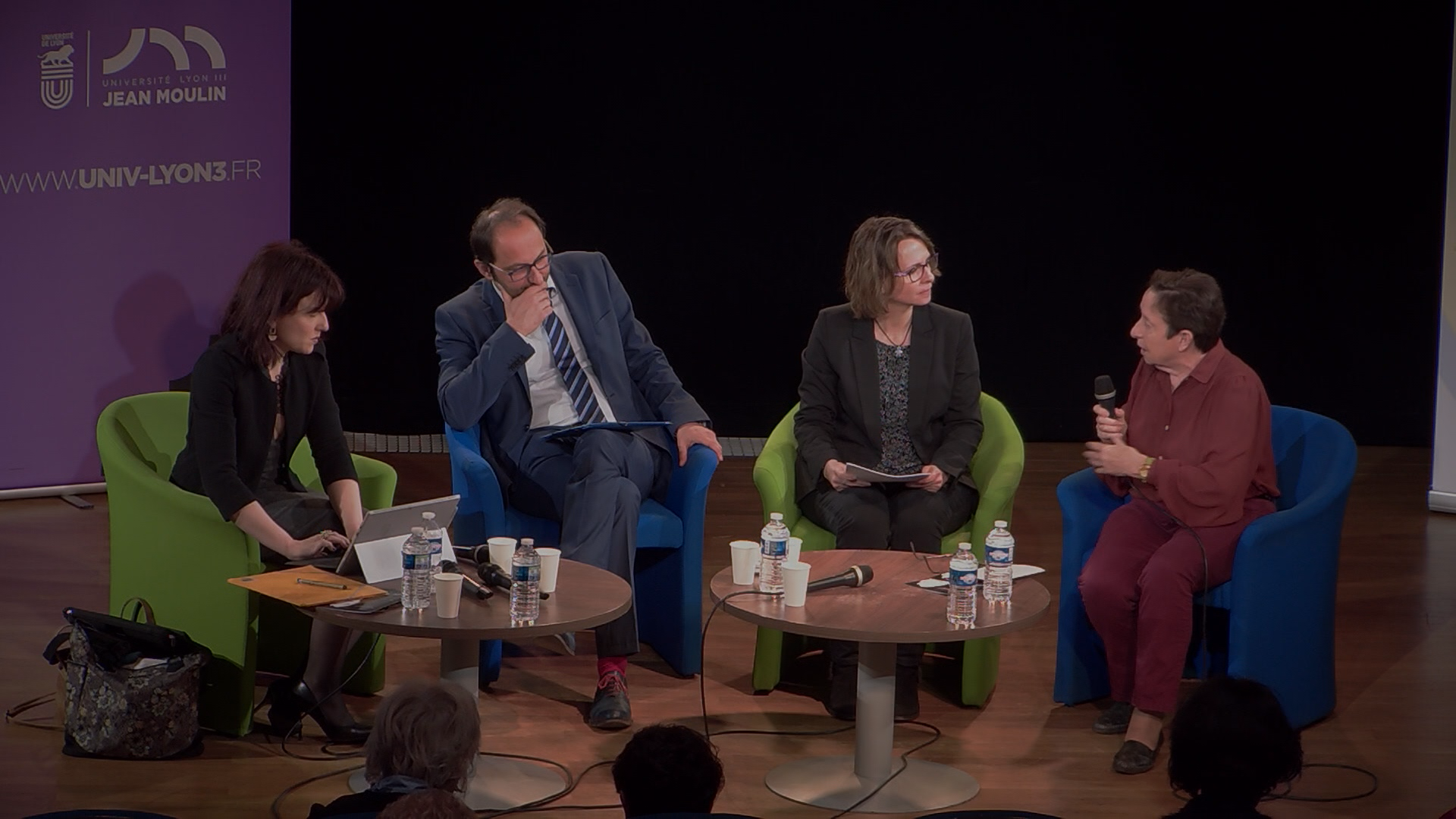 Aurélie Tardieu, Eric Martinent, Marion Girer et Marie-France Callu