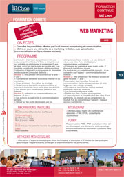 Formation Webmarketing